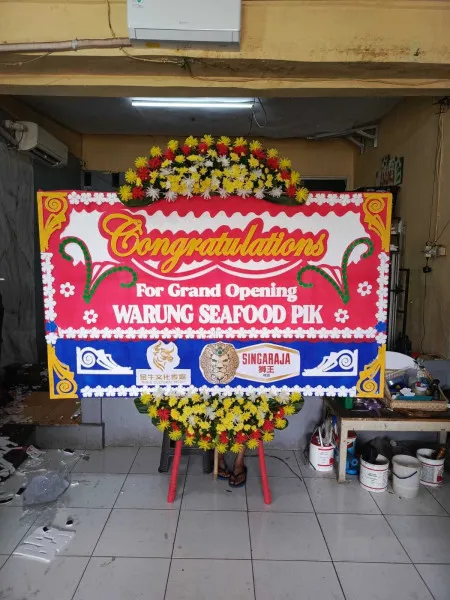 Papan Bunga Ucapan Selamat Singakerta Krangkeng